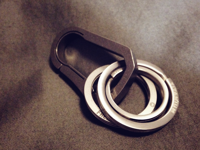 BAUHAUS Titanium Carabiner C50 & Keyrings